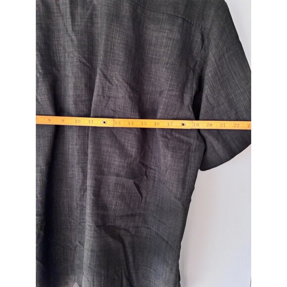 Harley Davidson Cafe Las Vegas Mens Large Shirt Button Up Gray Black Bowling - Picture 9 of 10